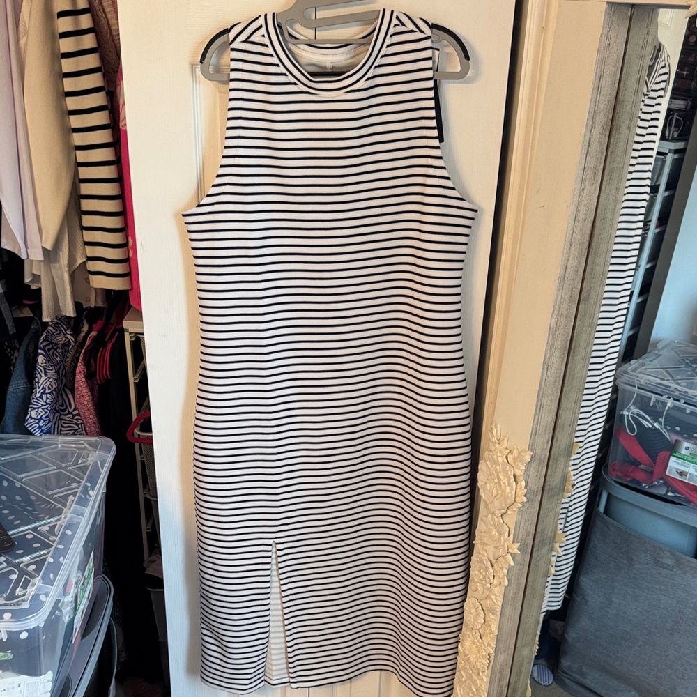 Abercrombie YBP striped maxi dress size XL
